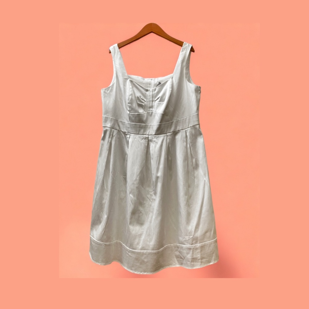 Liz Claiborne White Babydoll Dress